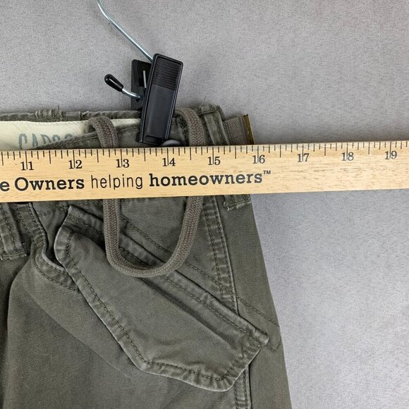 Gap Mens Pants 30 Gray Cargo Paratrooper Straight Leg Army Military Retro 30x32 - Picture 7 of 12